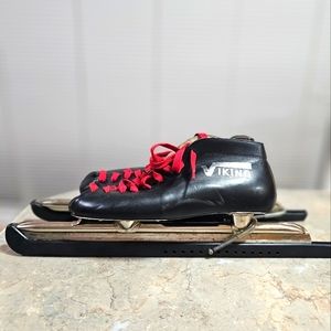 J. Havekotte Amsterdam VIKING Speed Skates Black Leather Size 28